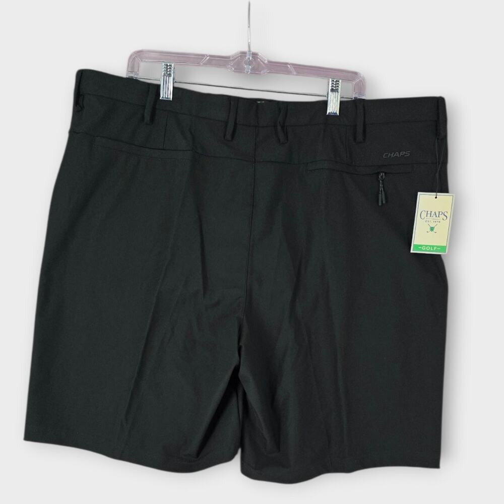 Chaps Golf Shorts Men's Sz 42 Black Athletic Performance Stretch Slim Fit NWT